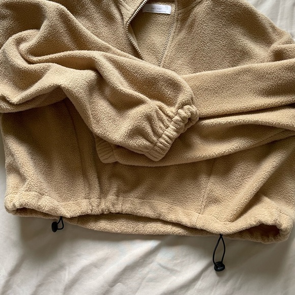 Oak + Fort fleece cropped sweater - Picture 4 of 4